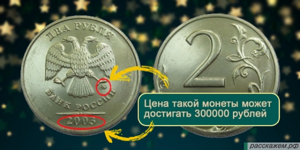 2 рубля 2003, стоимость 2 рублей, стоимость монет, определить стоимость монет, сколько стоит 2 рубля, как узнать